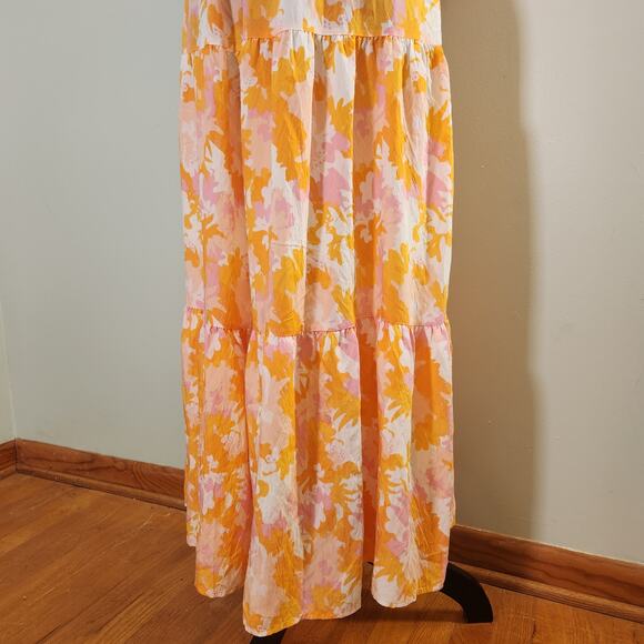 MICHELLE MCDOWELL Sadie Spring Blooms Orange 2pc Set, Size Medium - Picture 11 of 16